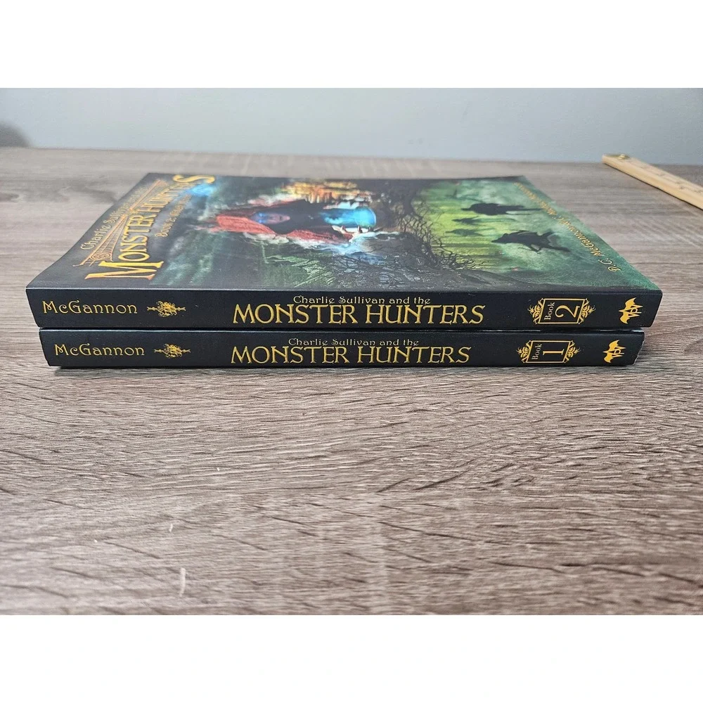Charlie Sullivan and the Monster Hunters Books 1 & 2 D.C. McGannon Paperback Set